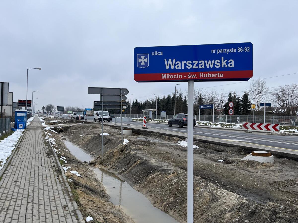 Rozbudowa ul. Warszawskiej [styczeń 2023]